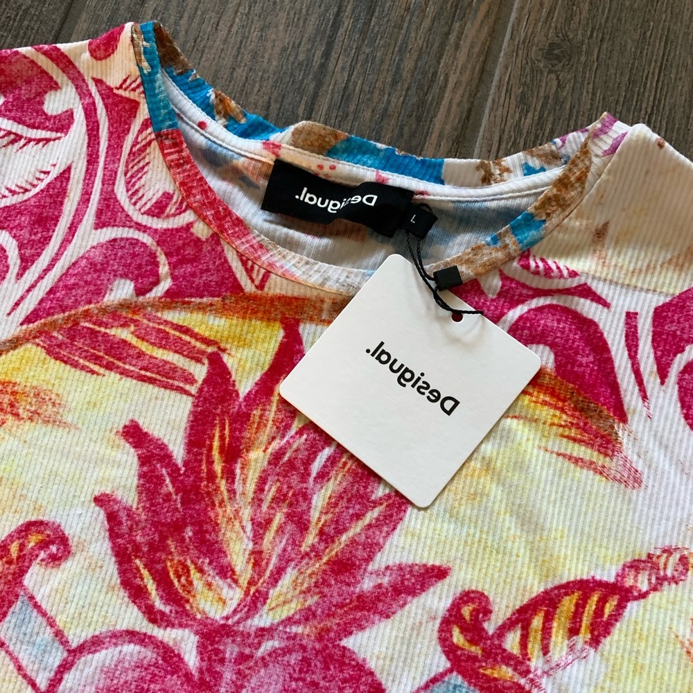 NWT Desigual Short T-Shirt Dress - Picture 2 of 7